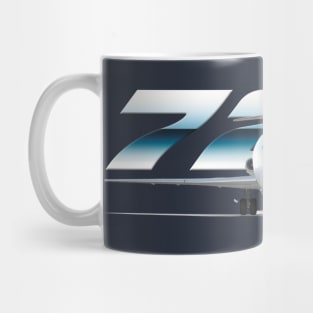 727 front Mug